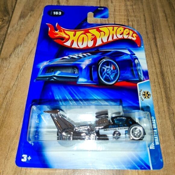 2004 Hot Wheels Roll Patrol Whatta Drag Police Die-cast Car New #163 - Picture 1 of 4